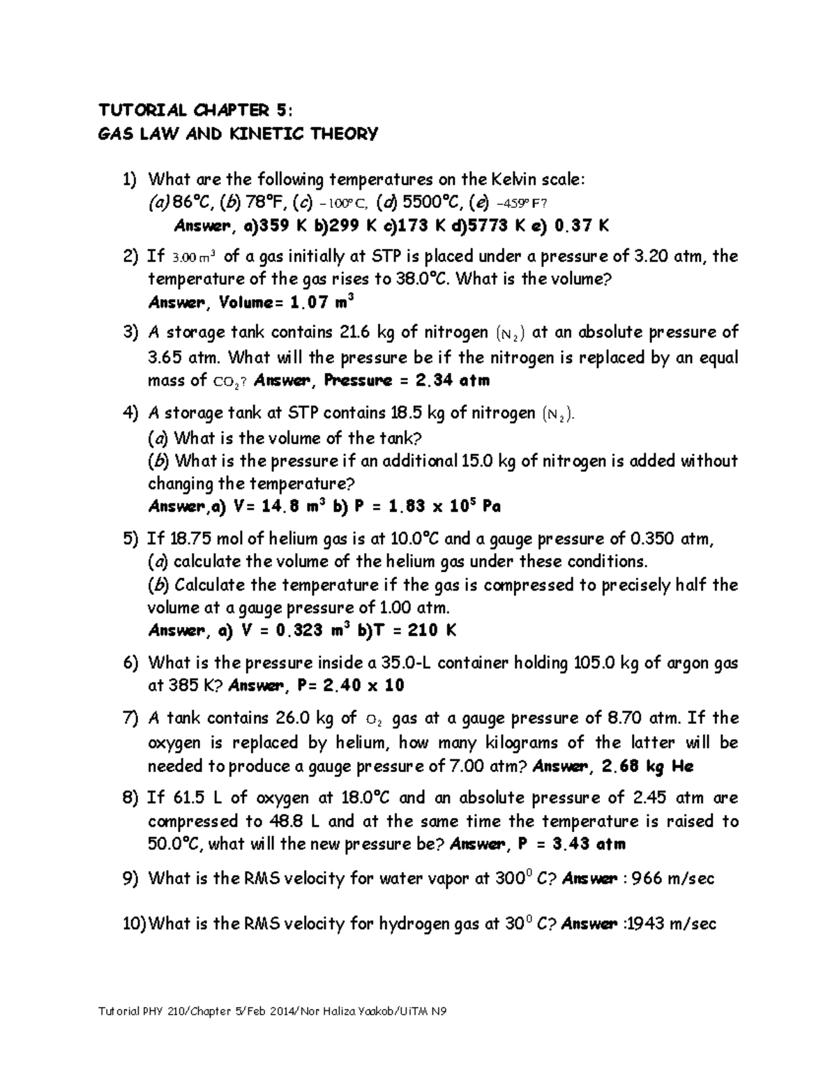 Tutorial 6 Chapter 6 Chm 258 Organic Chemistry Uitm Studocu