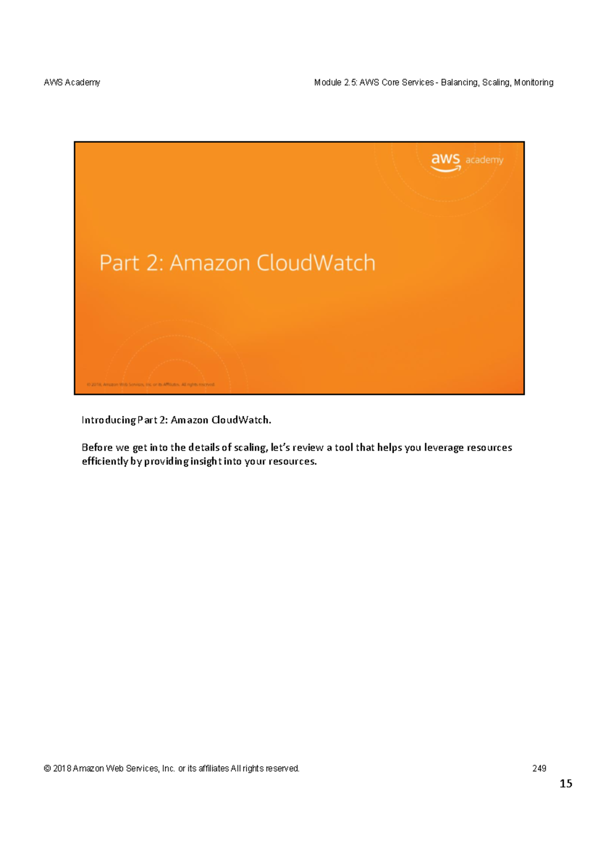17 aws management tools aws cloud watch aws cloud trail 30 09 2024