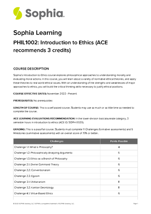 Unit 1 Milestone - intro to ethics - 15/ Which of the following ...