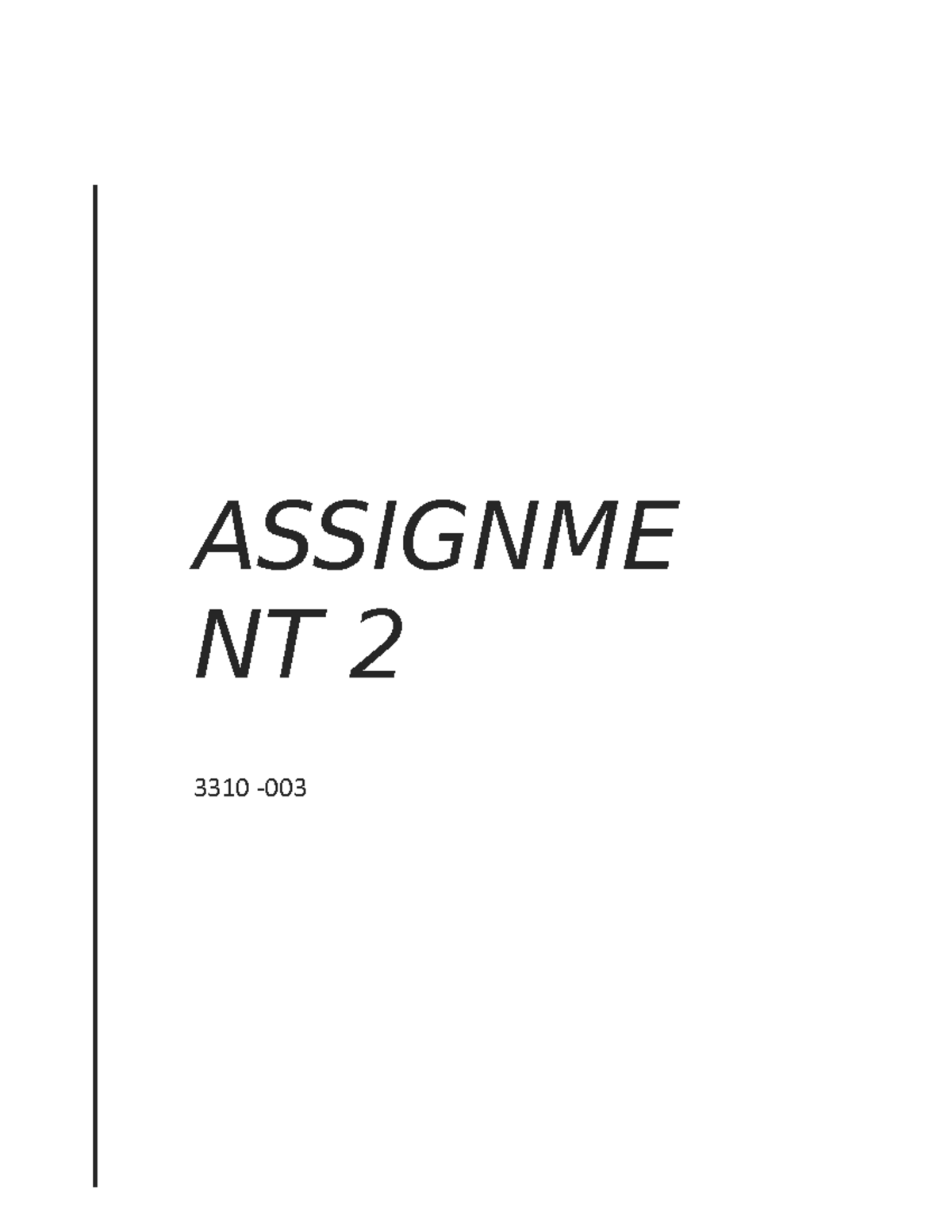 Assignment+2 - Grade: 80 - ASSIGNMENT 2 3310 In Lights of sharing an ...