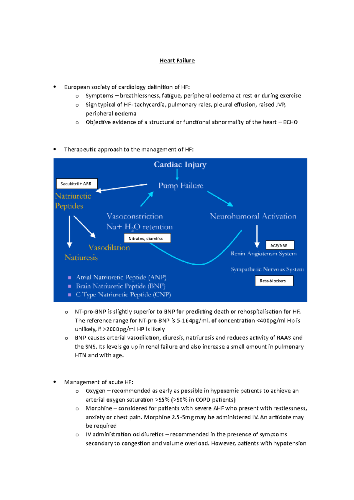 Heart Failure - lectures notes - Heart Failure European society of ...