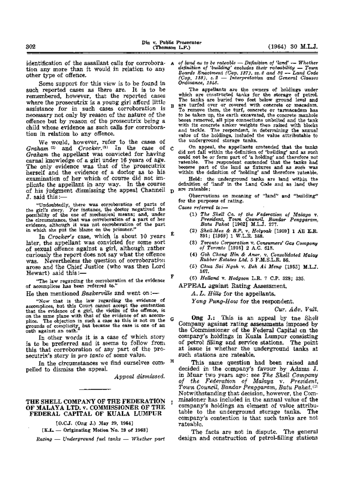 437240522 The Shell Company of the Federation of Malaya Ltd v