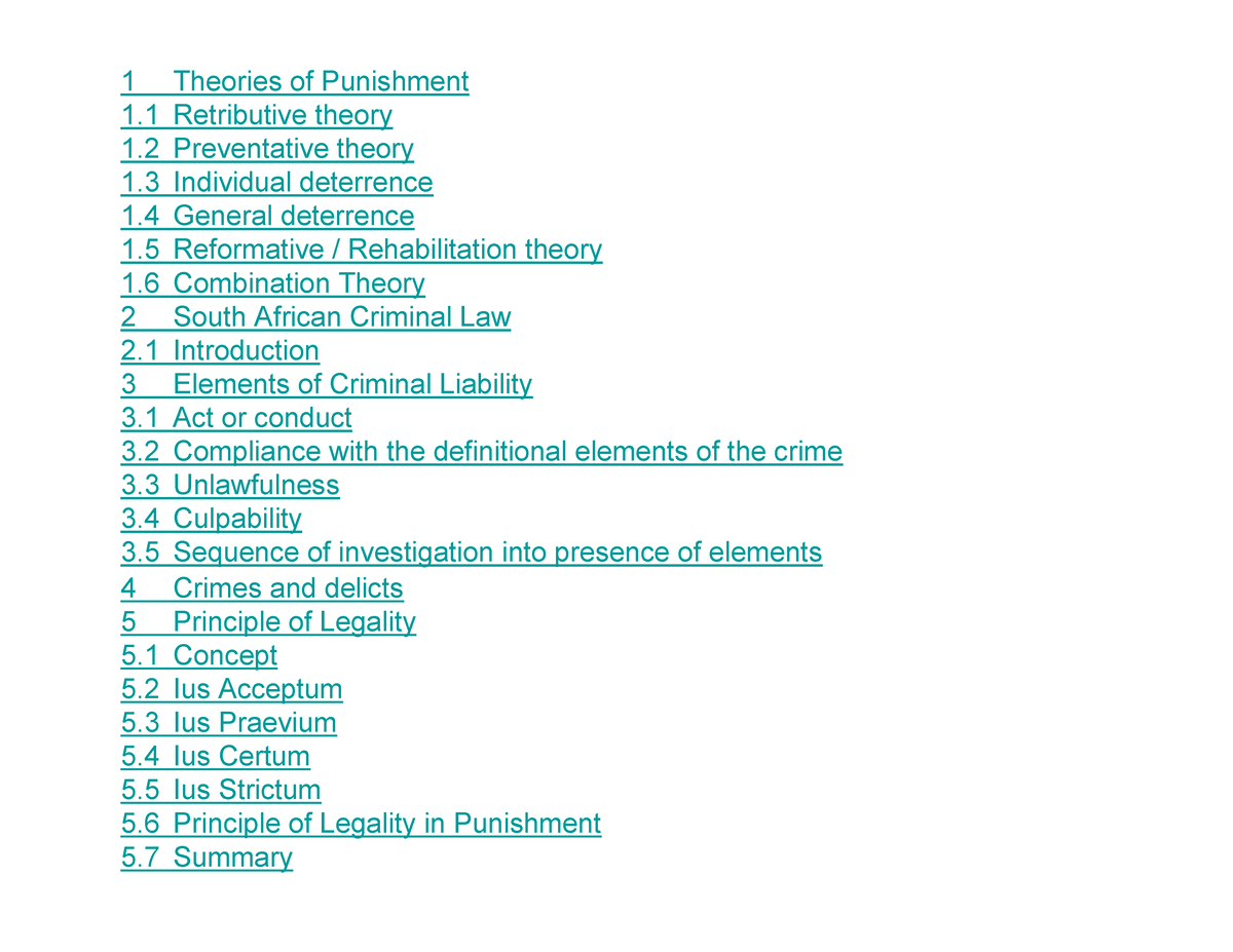 criminal-law-notes-for-law-studentss-on-all-chapters-1-theories-of-punishment-1-retributive