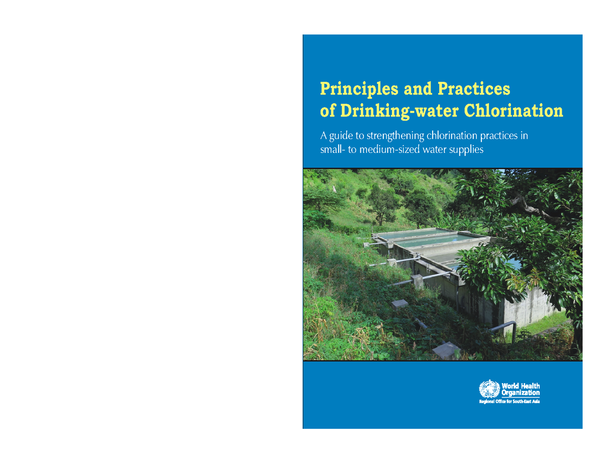 Principles for drinking water chlorination - A guide to strengthening ...