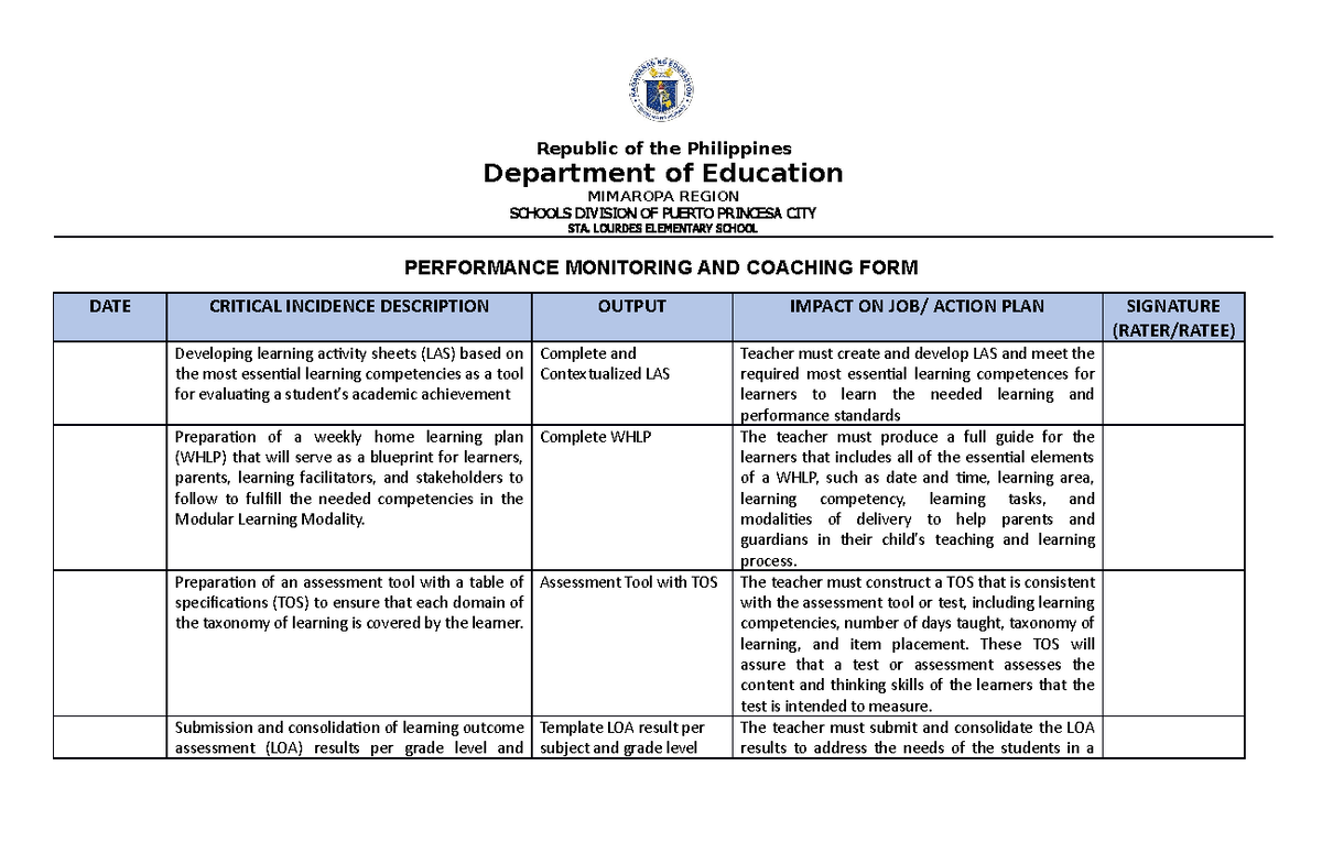 Performance Monitoring AND Coaching FORM PERFORMANCE MONITORING AND   Thumb 1200 785 