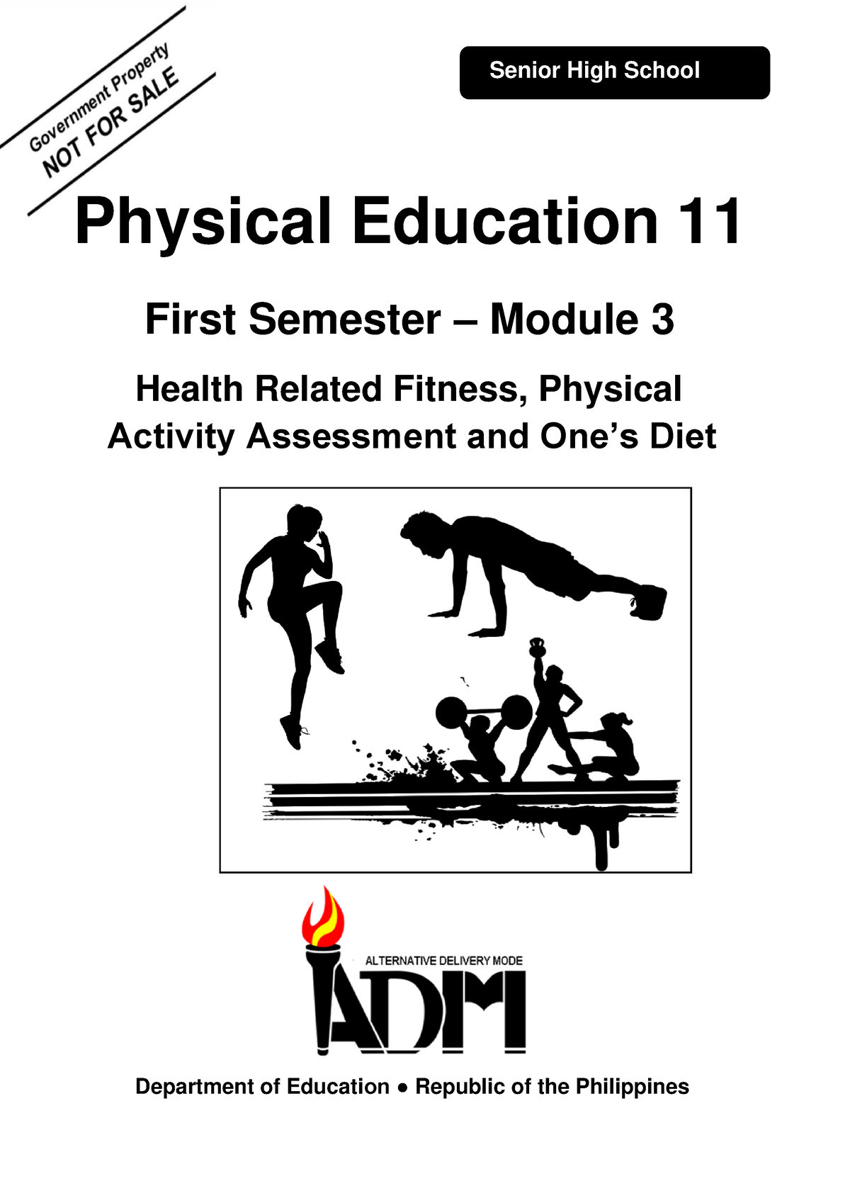 P.E Module 3 - Senior High School Physical Education 1 1 First Semester ...