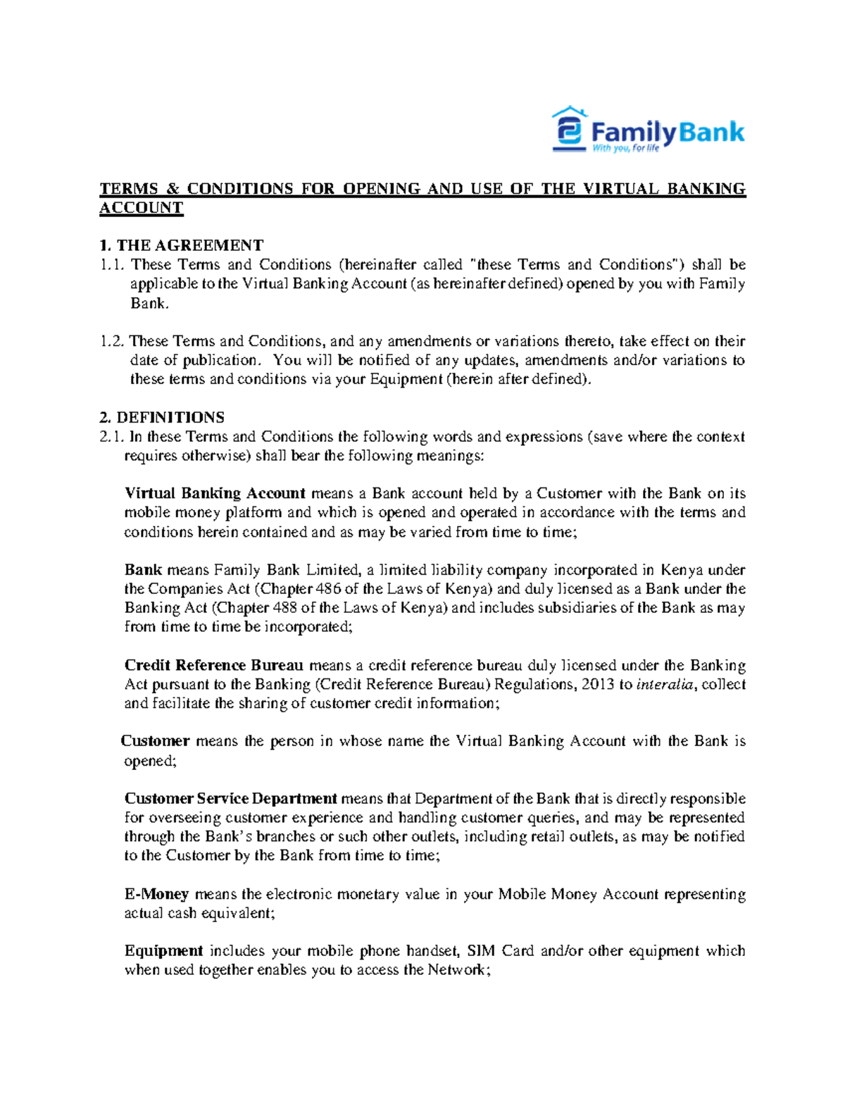 Pesa Pap-Wallet-TCs - Funds - TERMS & CONDITIONS FOR OPENING AND USE OF ...