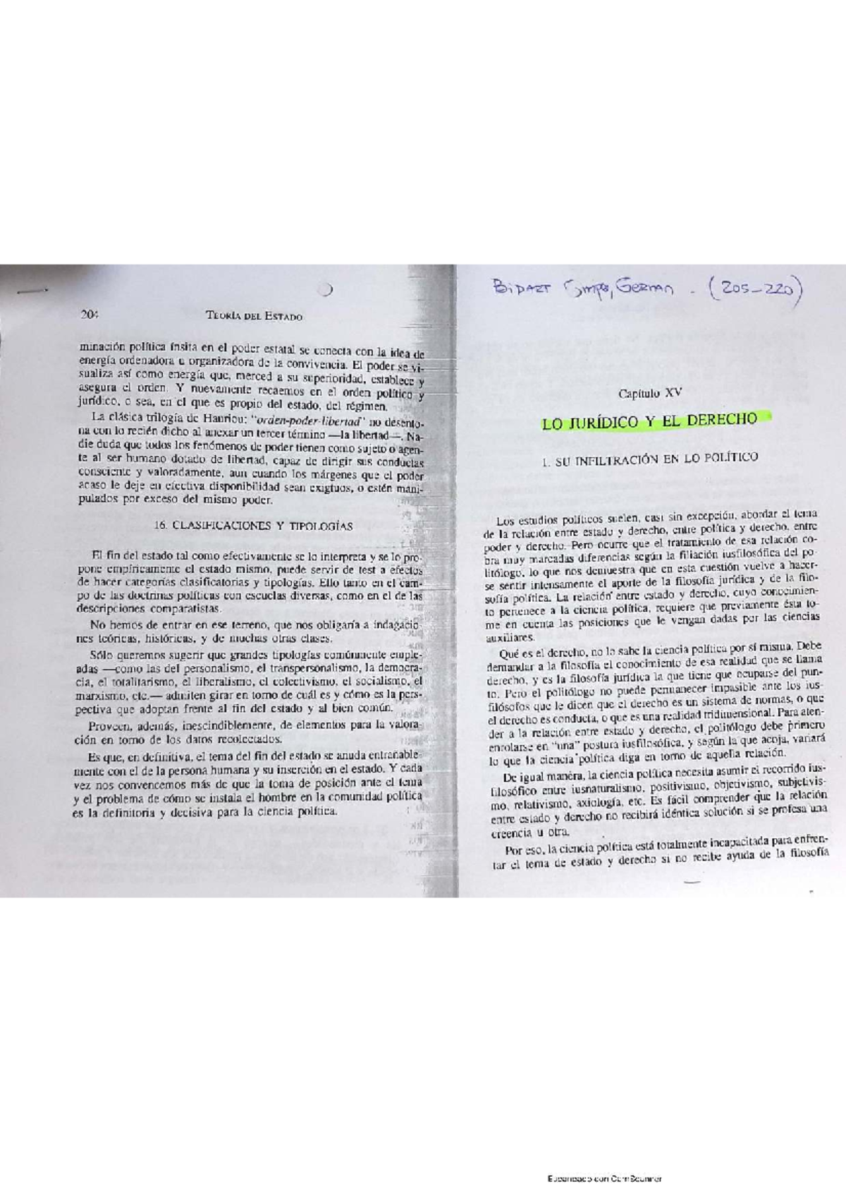 Bidart Campos Teoria del Estado Studocu