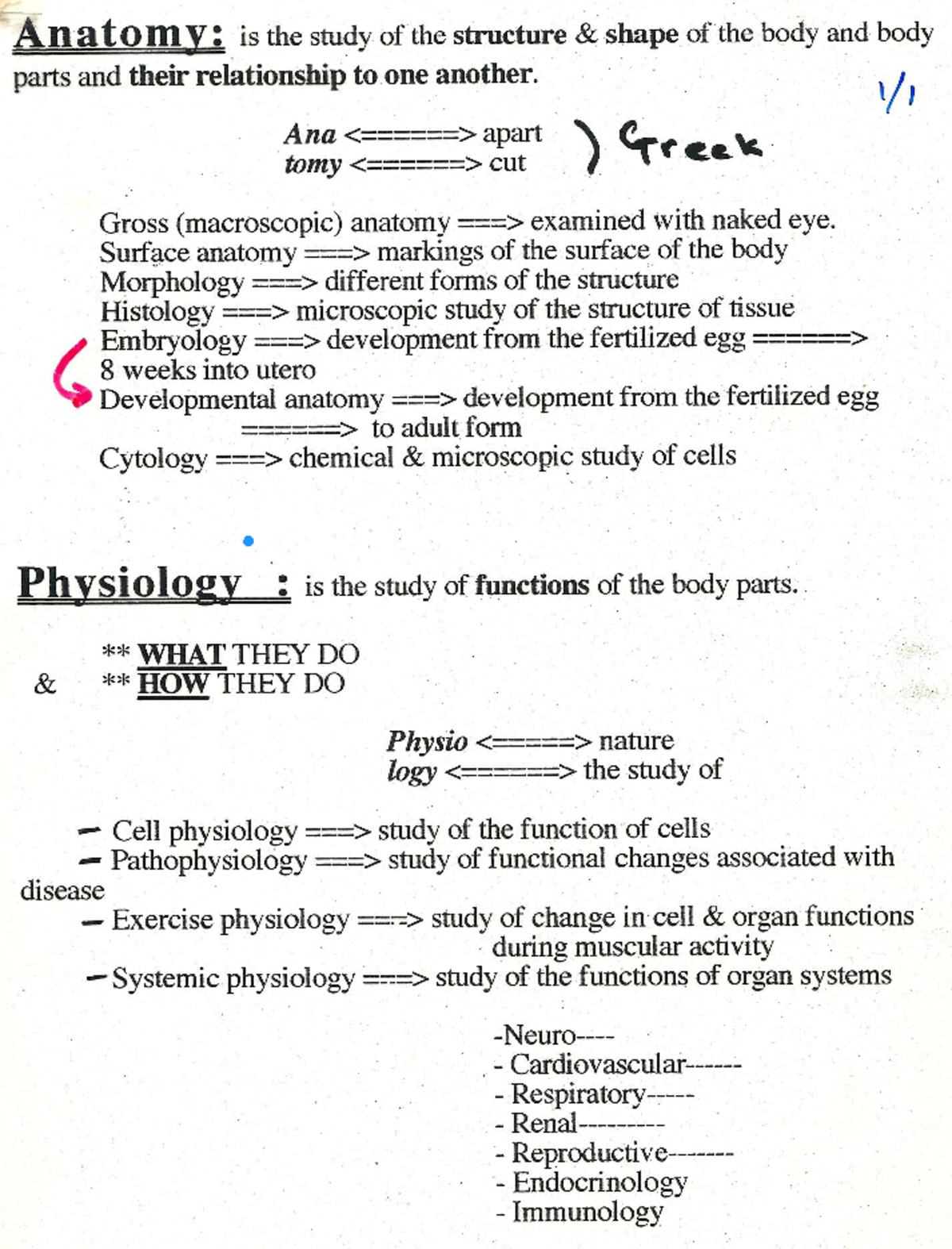 243 CH-01 Notes TR 1-27.pdf - Bio 243 - Studocu
