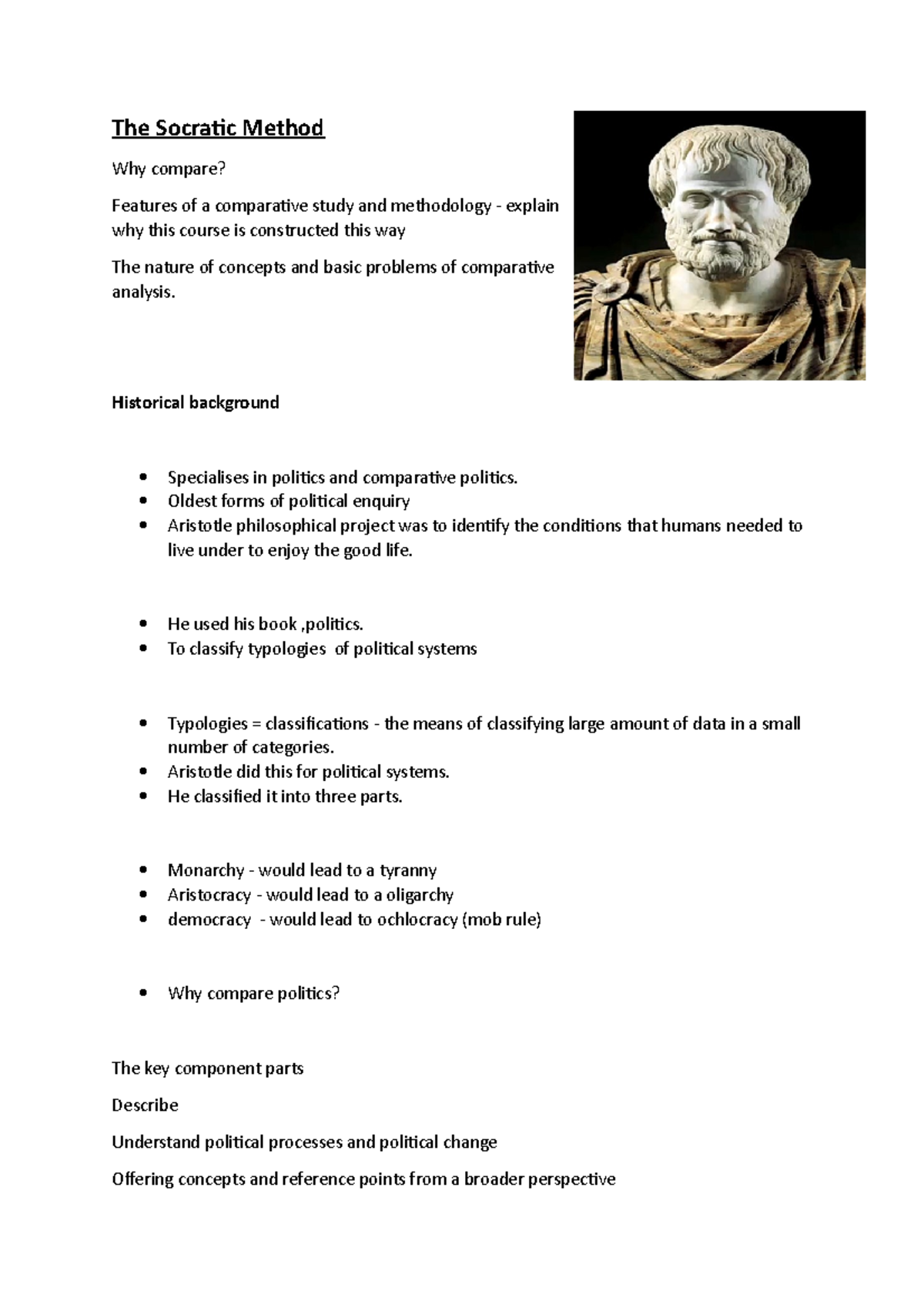 The Socratic Method - Lecture notes 2-4 - The Socratic Method Why ...