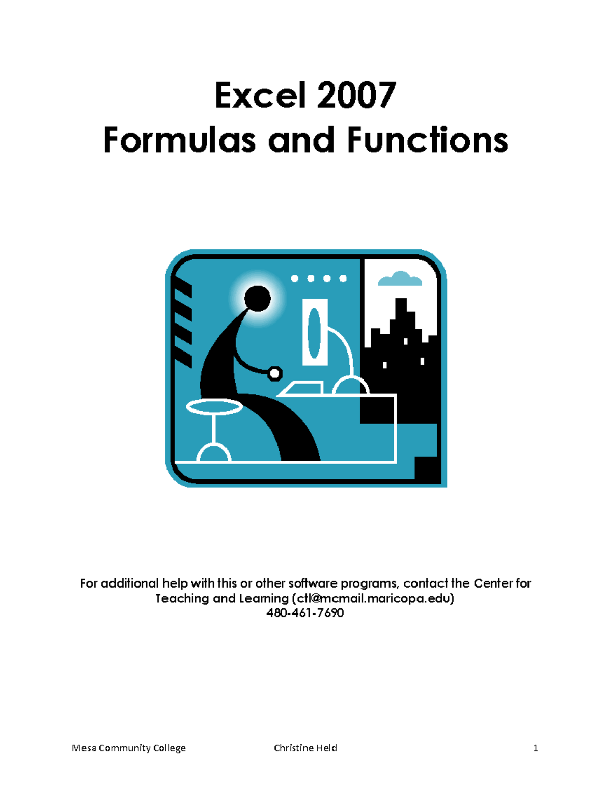 Excel 2007 formulas - - Studocu