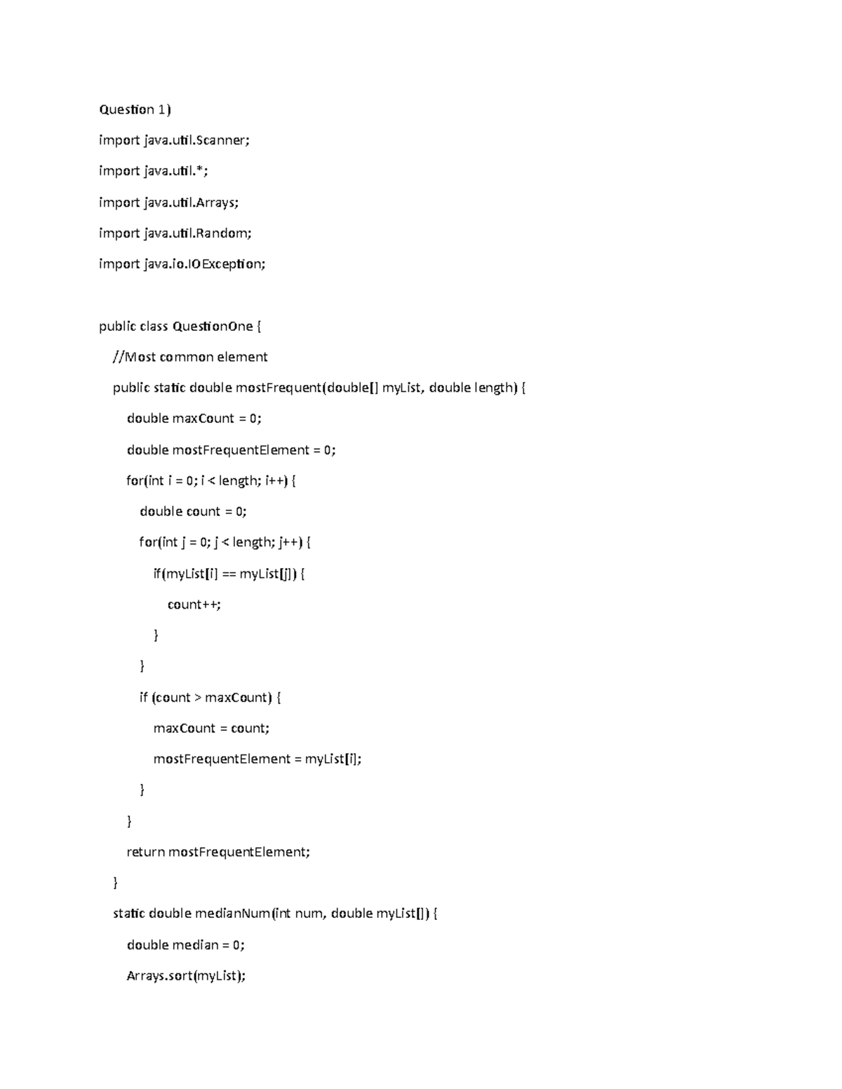 Lab6 - Lab6 - Question 1) Import Java.util; Import Java.*; Import Java ...