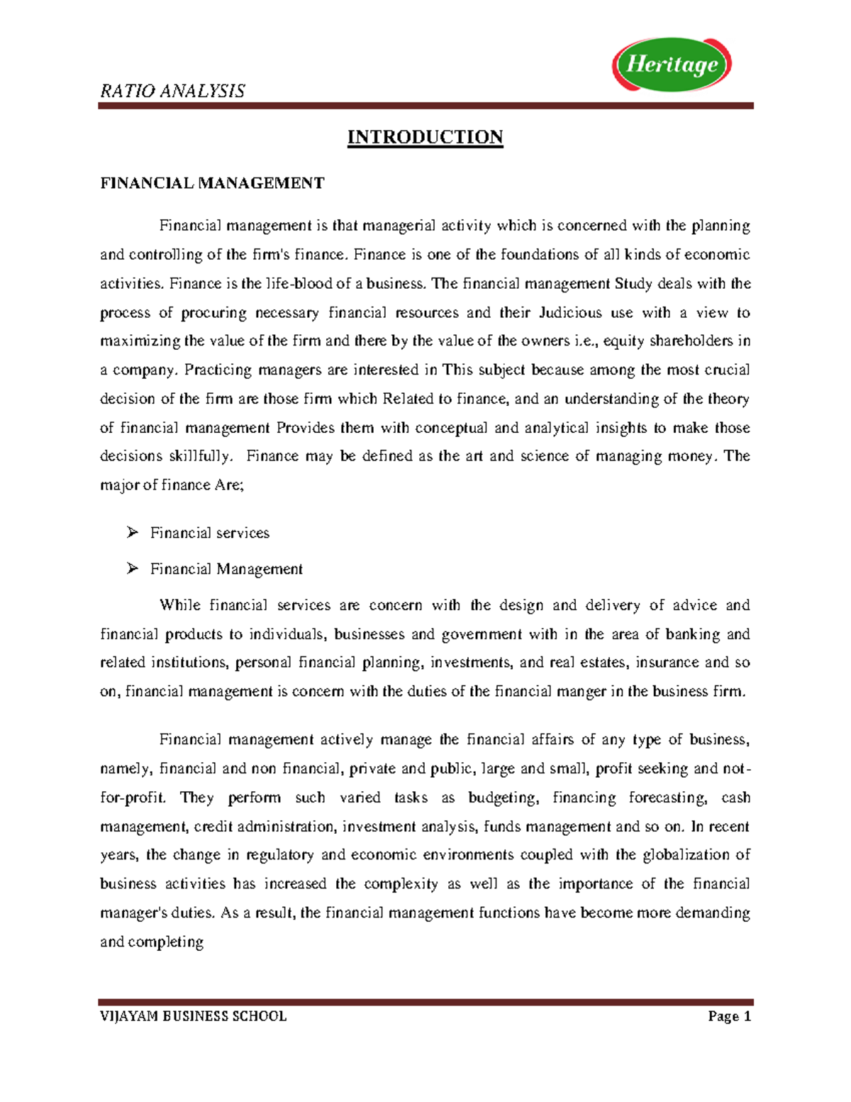 MAIN Document - INTRODUCTION FINANCIAL MANAGEMENT Financial management ...