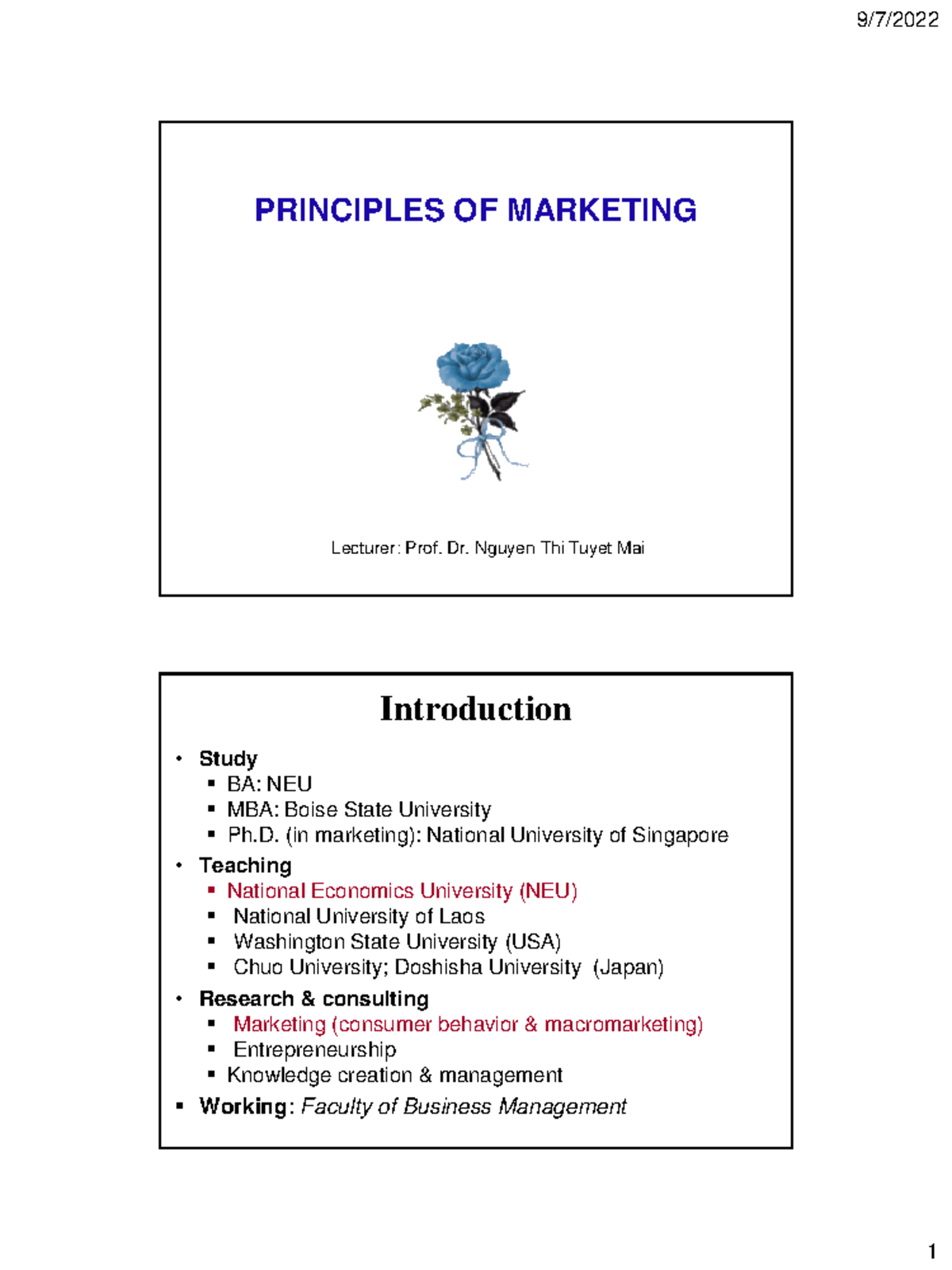 S1 introductioncopy Principles of MarketingCreating Customer Value