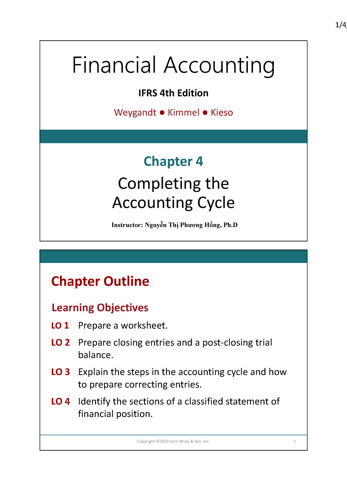 Chapter-4 - Nlkt - Financial Accounting IFRS 4th Edition Chapter 4 ...