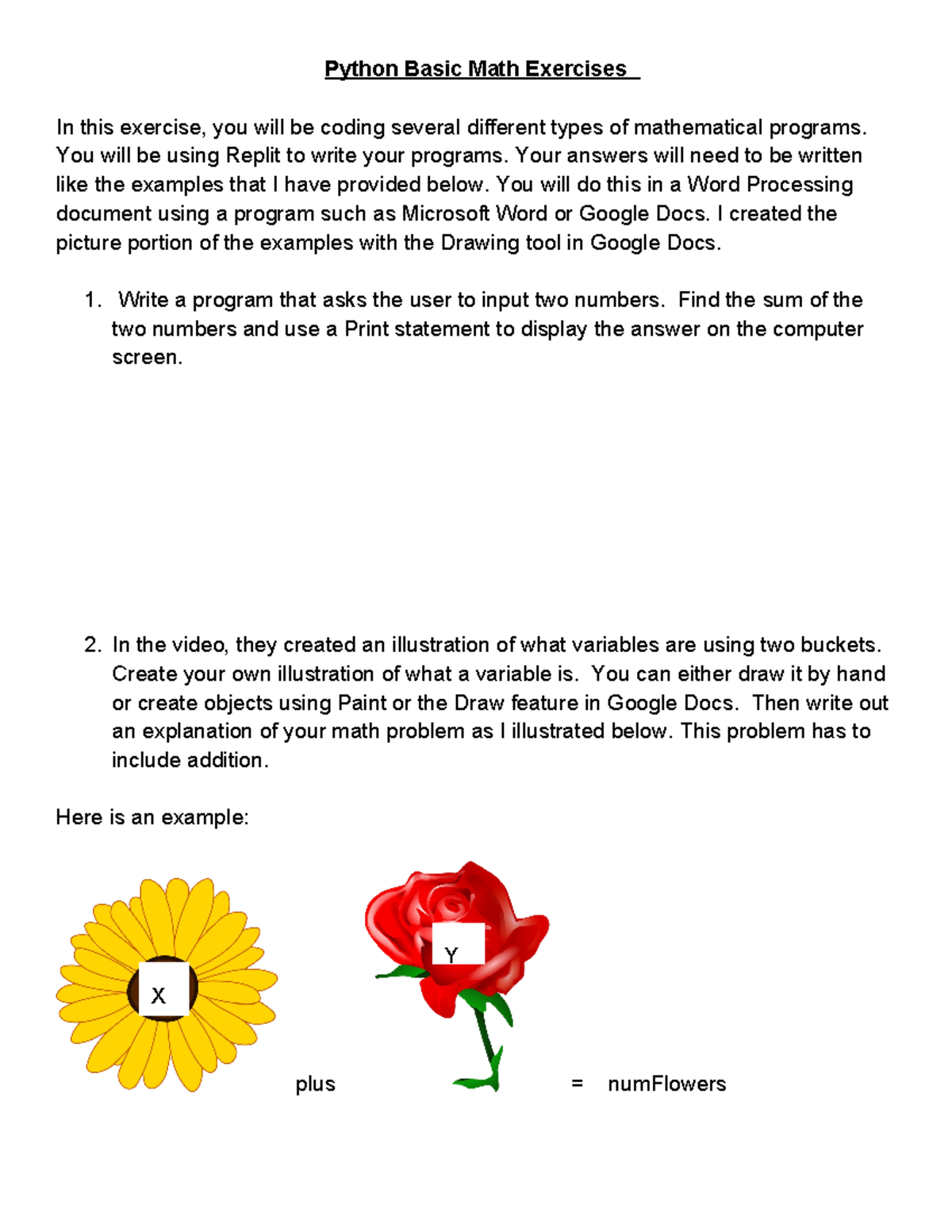 Python Basic Math Exercise - Principles of IT (4) - Python Basic Math ...