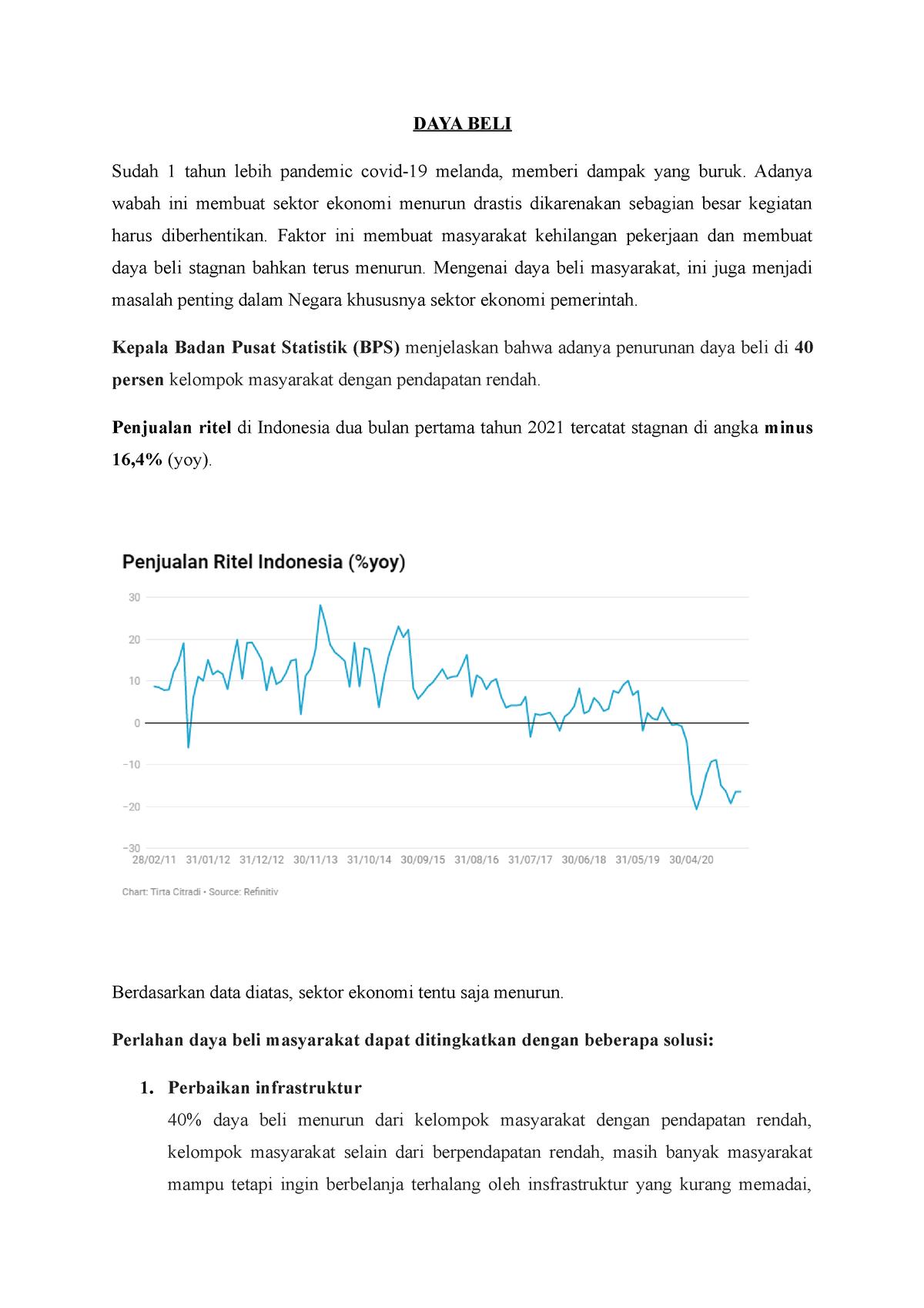 DAYA BELI - Essay Mengenai Daya Beli Yang Terjadi Saat Wabah Pandemi ...