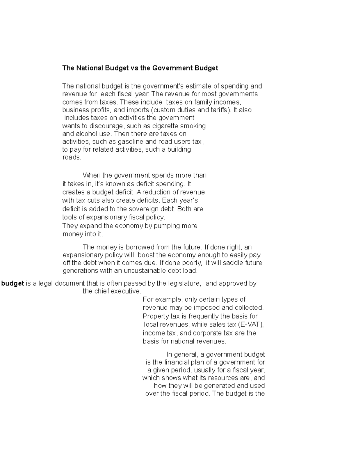 the-national-budget-vs-the-government-budget-the-revenue-for-most