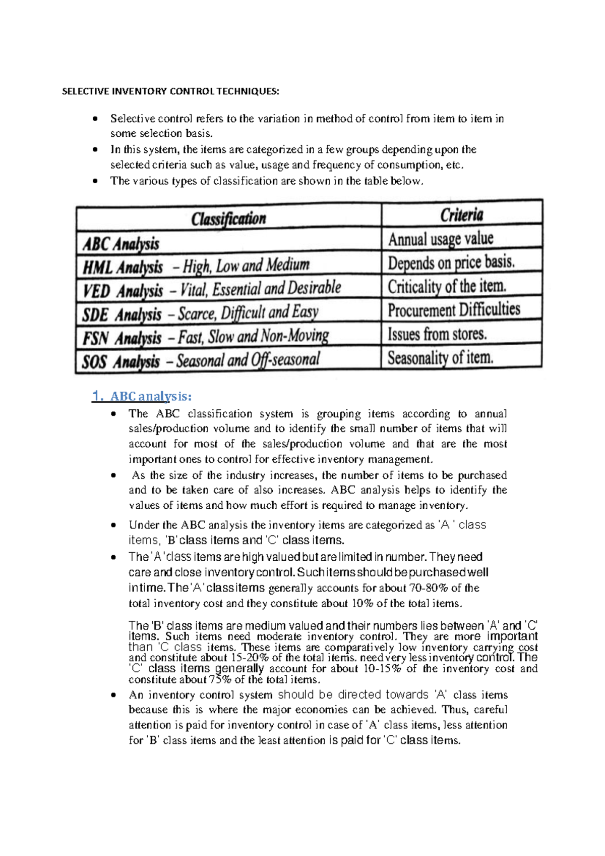 inventory-control-techniques-selective-inventory-control-techniques