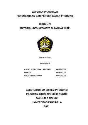 Modul 2 - Perencanaan Agregat - LAPORAN PRAKTIKUM PERENCANAAN DAN ...