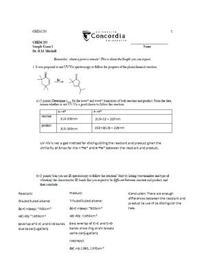 CHEM 293 Exp 4 - Lab report for experiment 4 (CHEM 293) - CHEM 293 ...