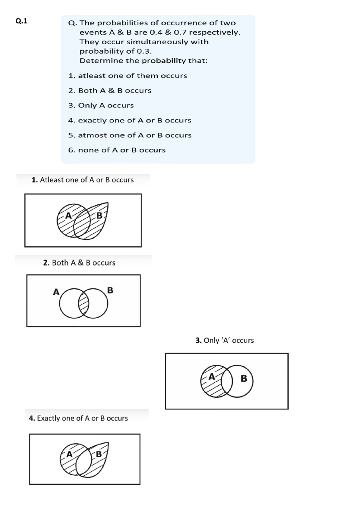 Probablity lecture 1 - good notes - Probability and Statistics - Q. Q ...