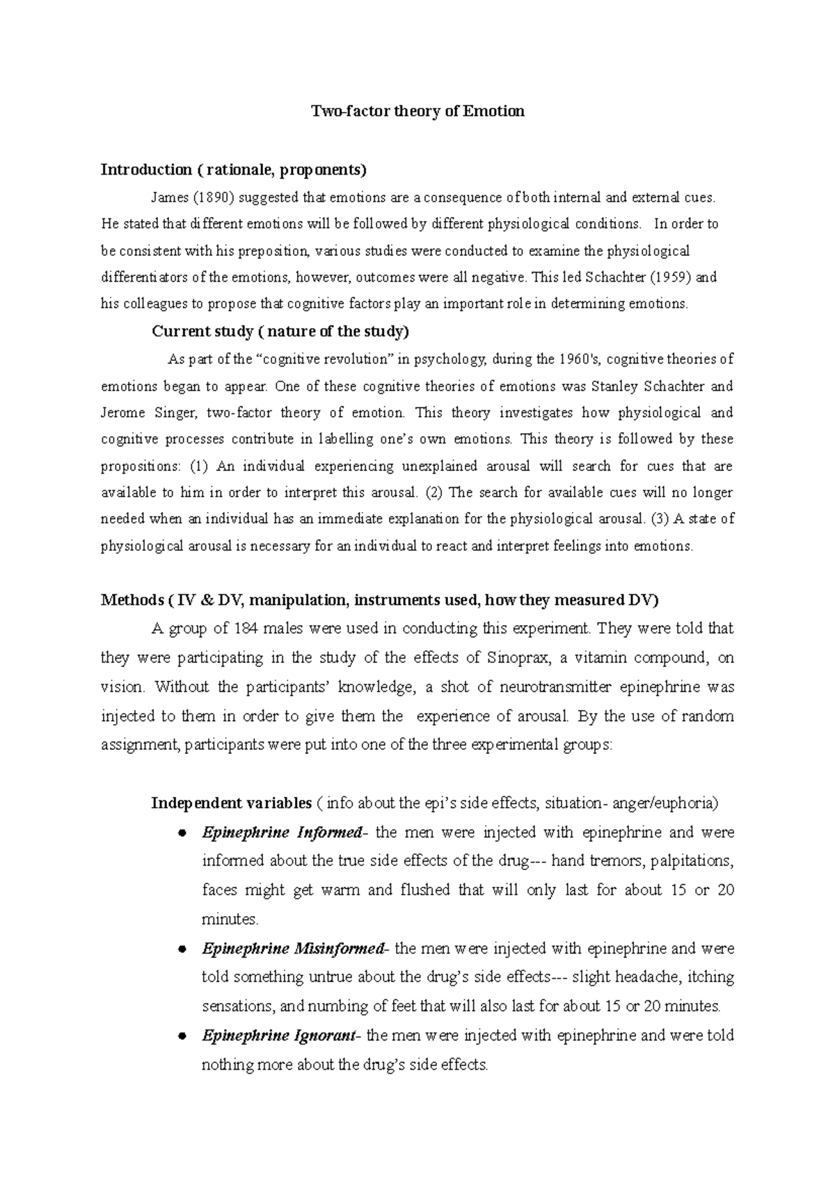 two-factor-theory-of-emotion-two-factor-theory-of-emotion