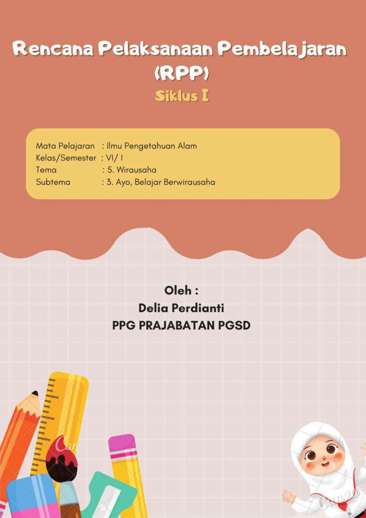 RPP Siklus 1 FULL Draft - Rpp - RENCANA PELAKSANAAN PEMBELAJARAN (RPP ...