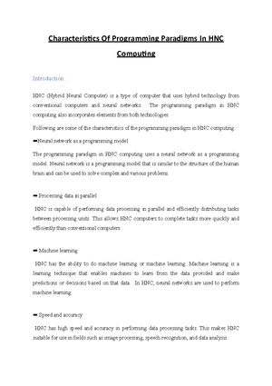 Types Of Computational Resources Are Heterogeneous In HNC Computing ...