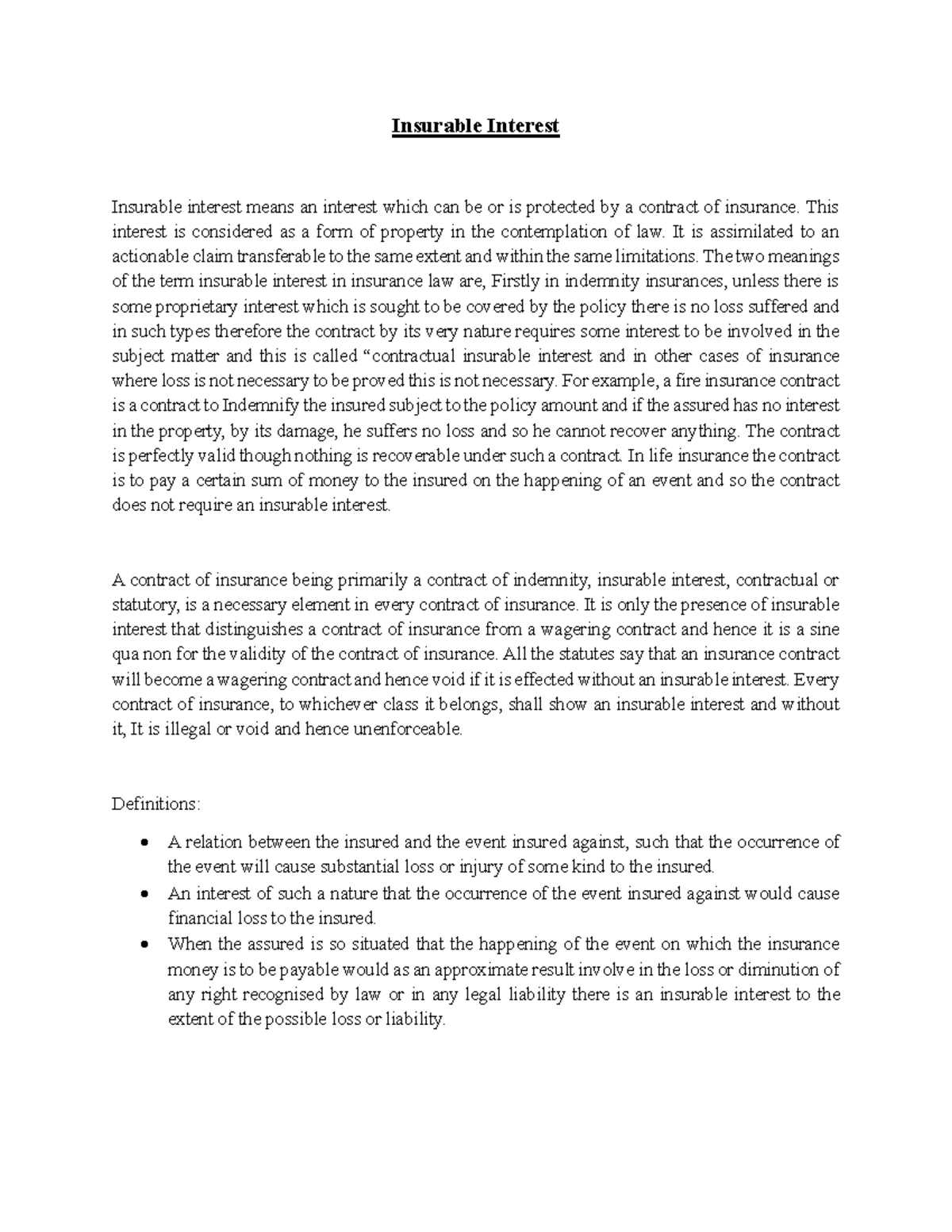 Don'T Get Scammed! Understanding Insurable Interest In Contracts - 0w080h1