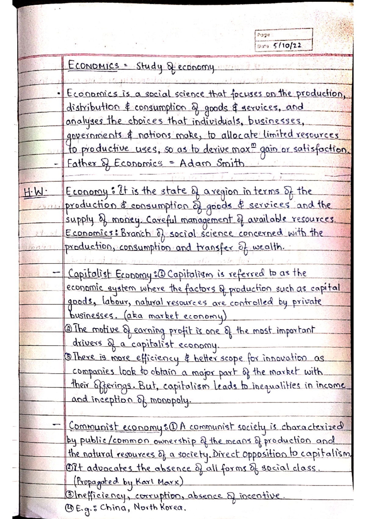 Economics - Class notes - Ballb - Studocu