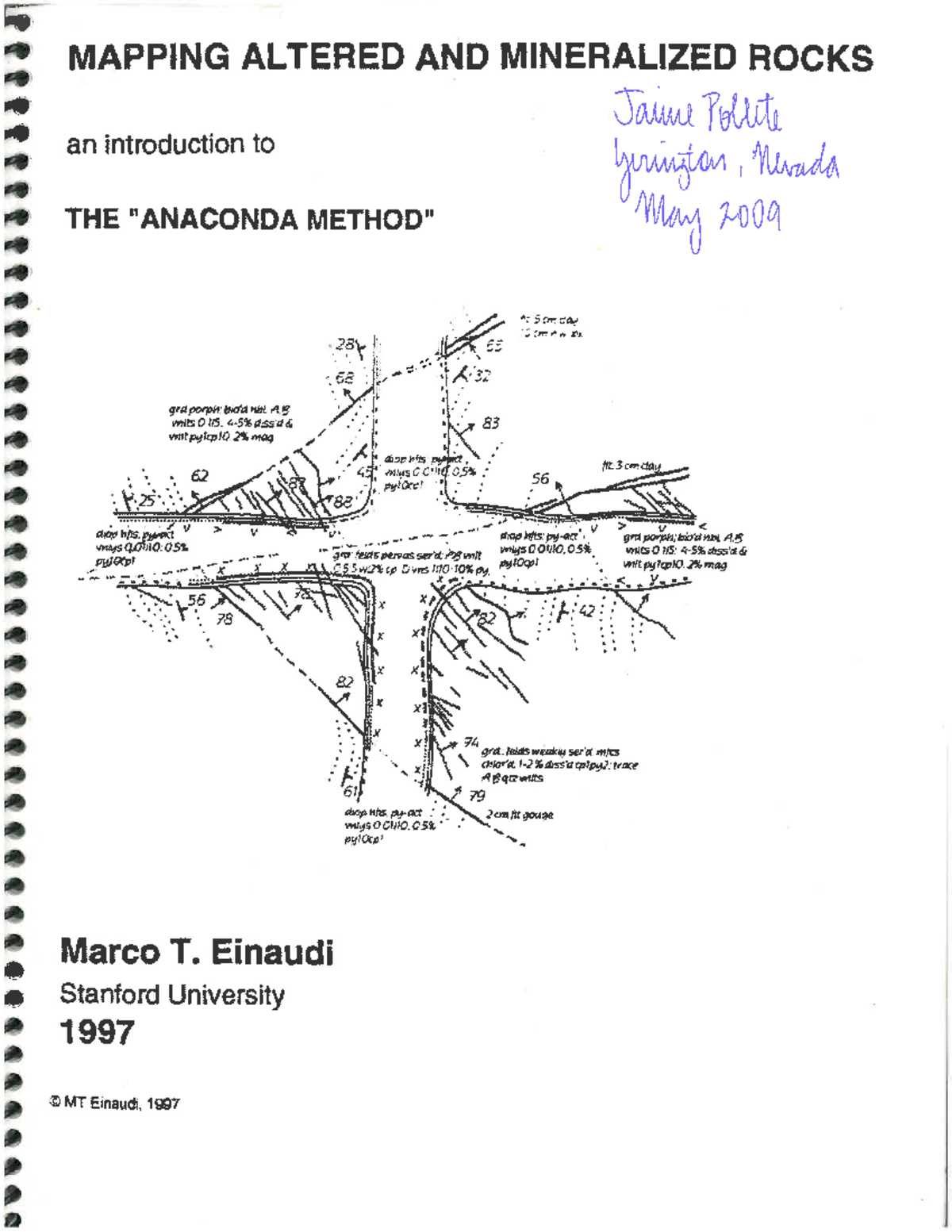 Anaconda Mapping Method - Exploracion De Yacimientos Minerales II - Studocu