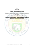 Colonialism And Nationalism In India - 12327905 - Delhi University ...