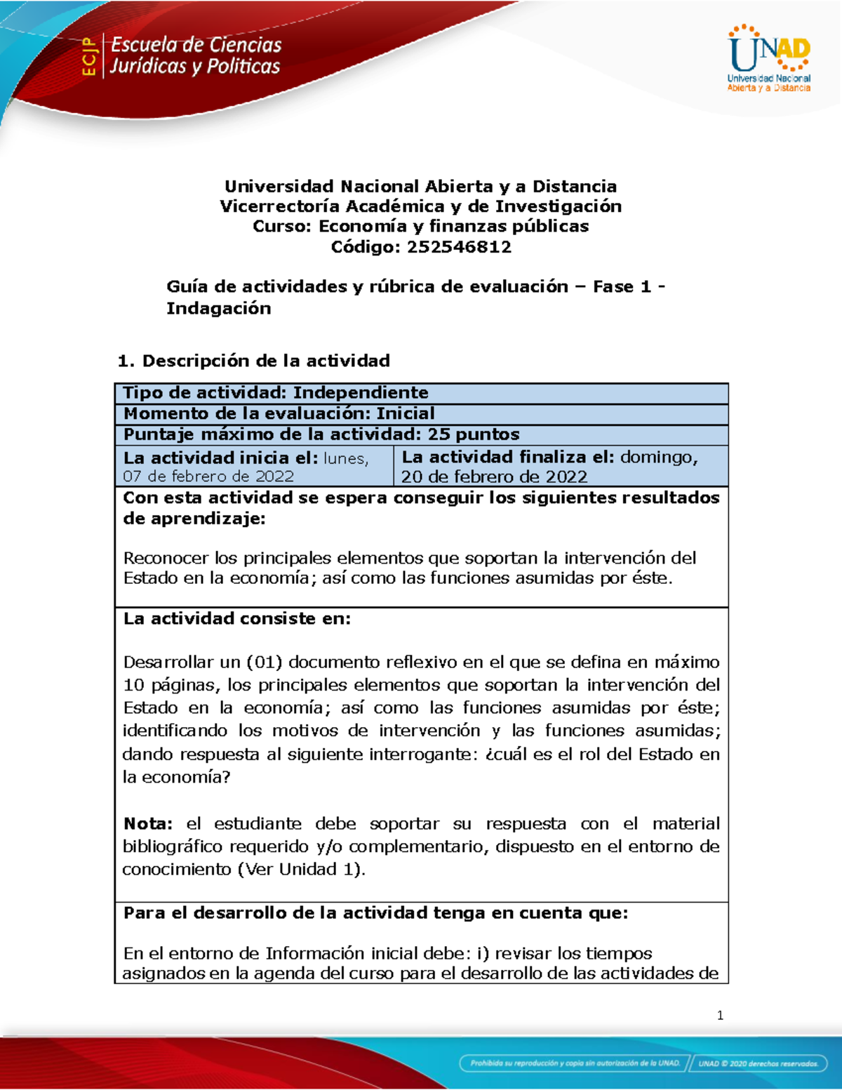 Guia De Actividades Y Rúbrica De Evaluación - Unidad 1 - Fase 1 ...