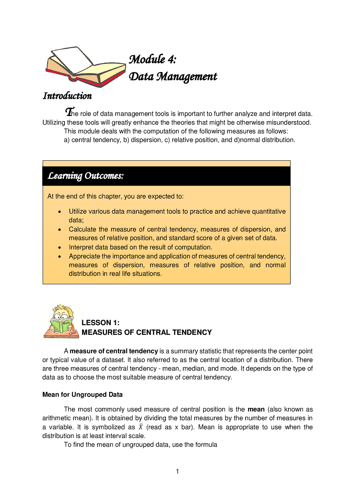 data management in mathematics in the modern world essay