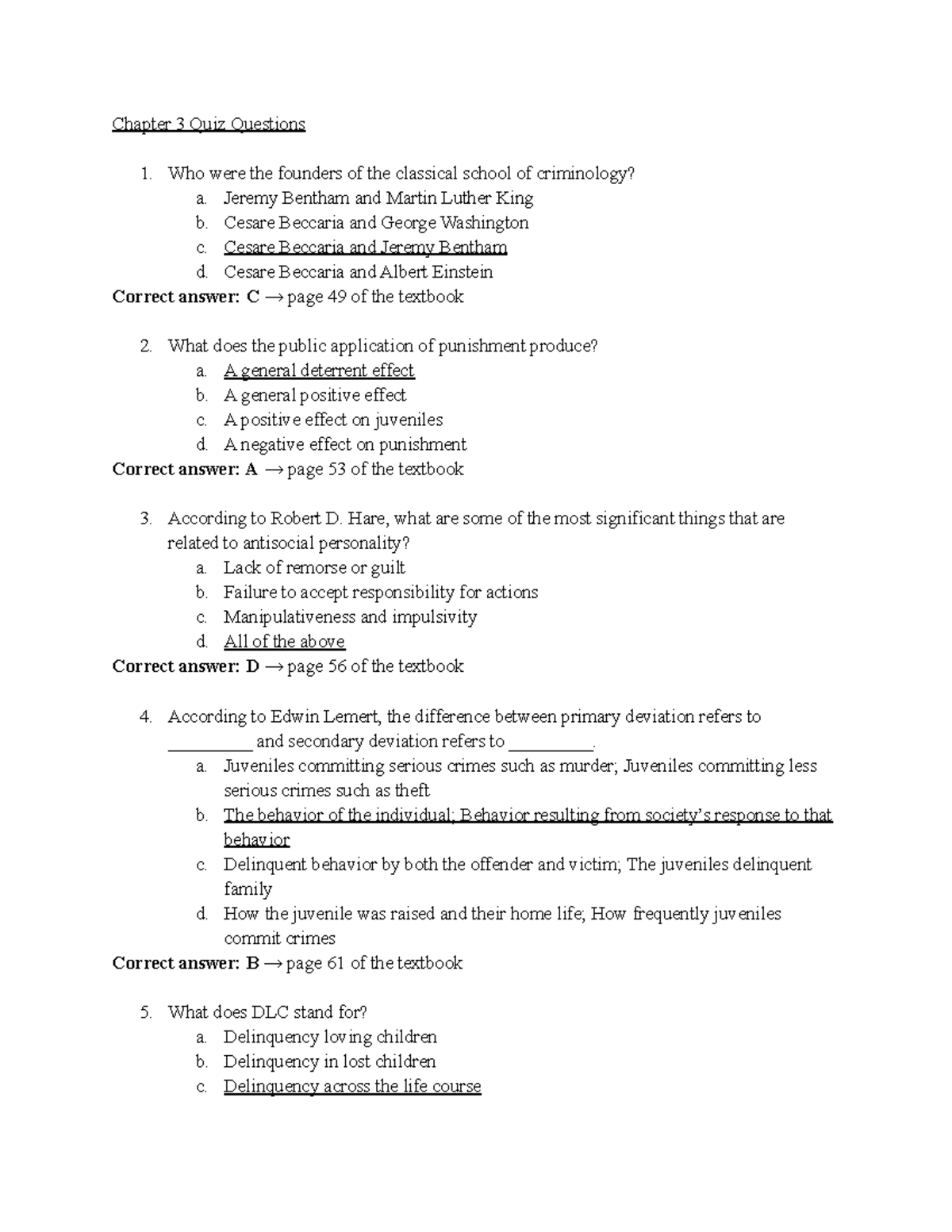 Chapter 3 Quiz Questions Chapter 3 Quiz Questions Who Were The