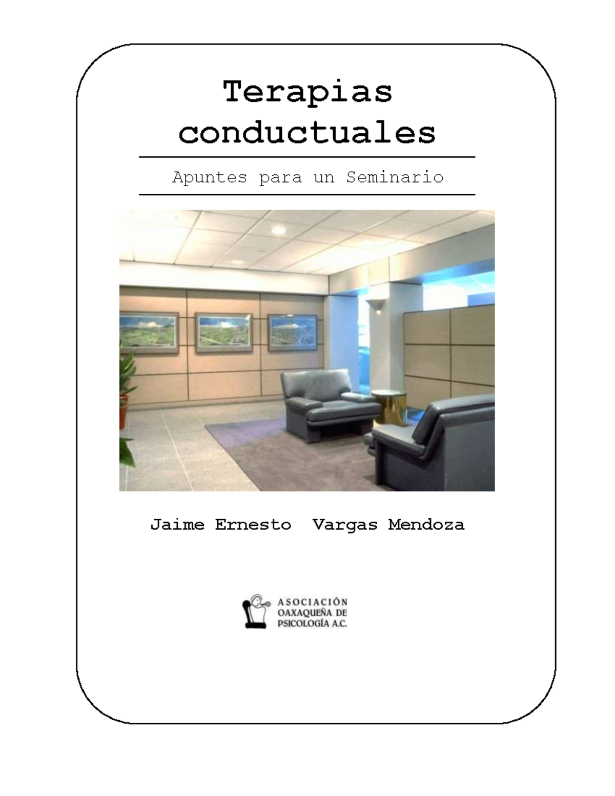 Terapias Conductuales - Terapias Conductuales Apuntes Para Un Seminario ...