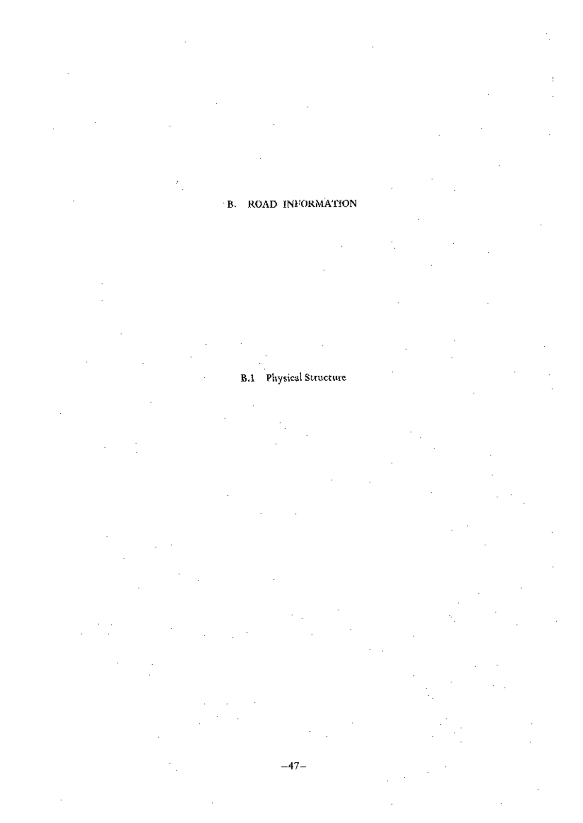 ROAD INFO - ROAD DIMENSIONS IN THE PHILIPPINES - B. ROAD INFORMATION B ...