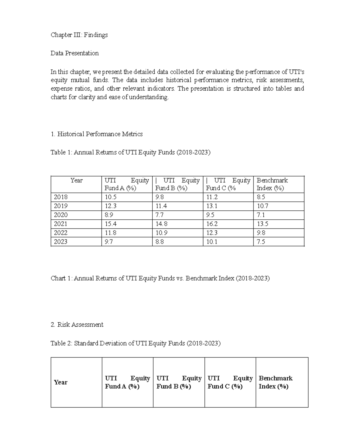 Project - ch-3 - Chapter III: Findings Data Presentation In this ...