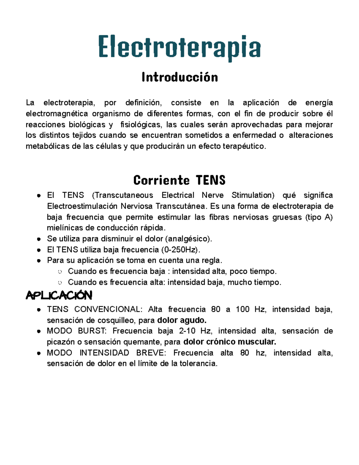 Electroterapia Agentes Fisicos Electroterapia Introducci N La