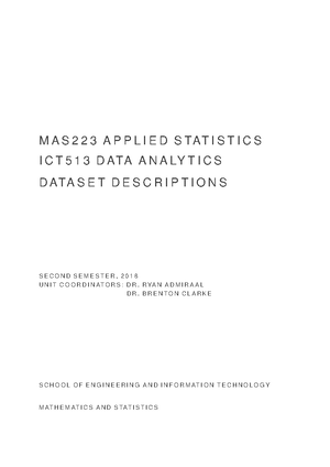 MAS223 Examples AND Solutions - this is to understand some of the ...