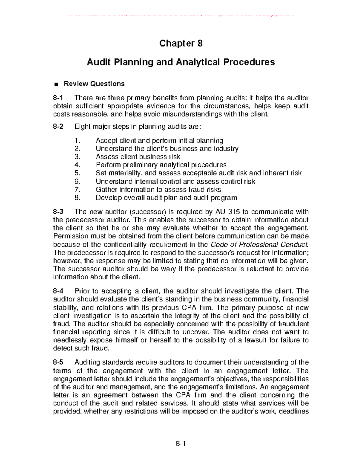 Solution Manual Auditing and Assurance Services 13e by Arens Chapter 08 ...