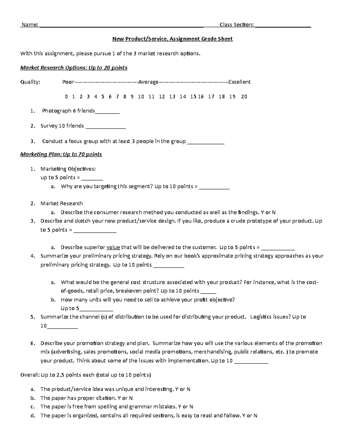 mkt-3300-final-paper-grading-sheet-name