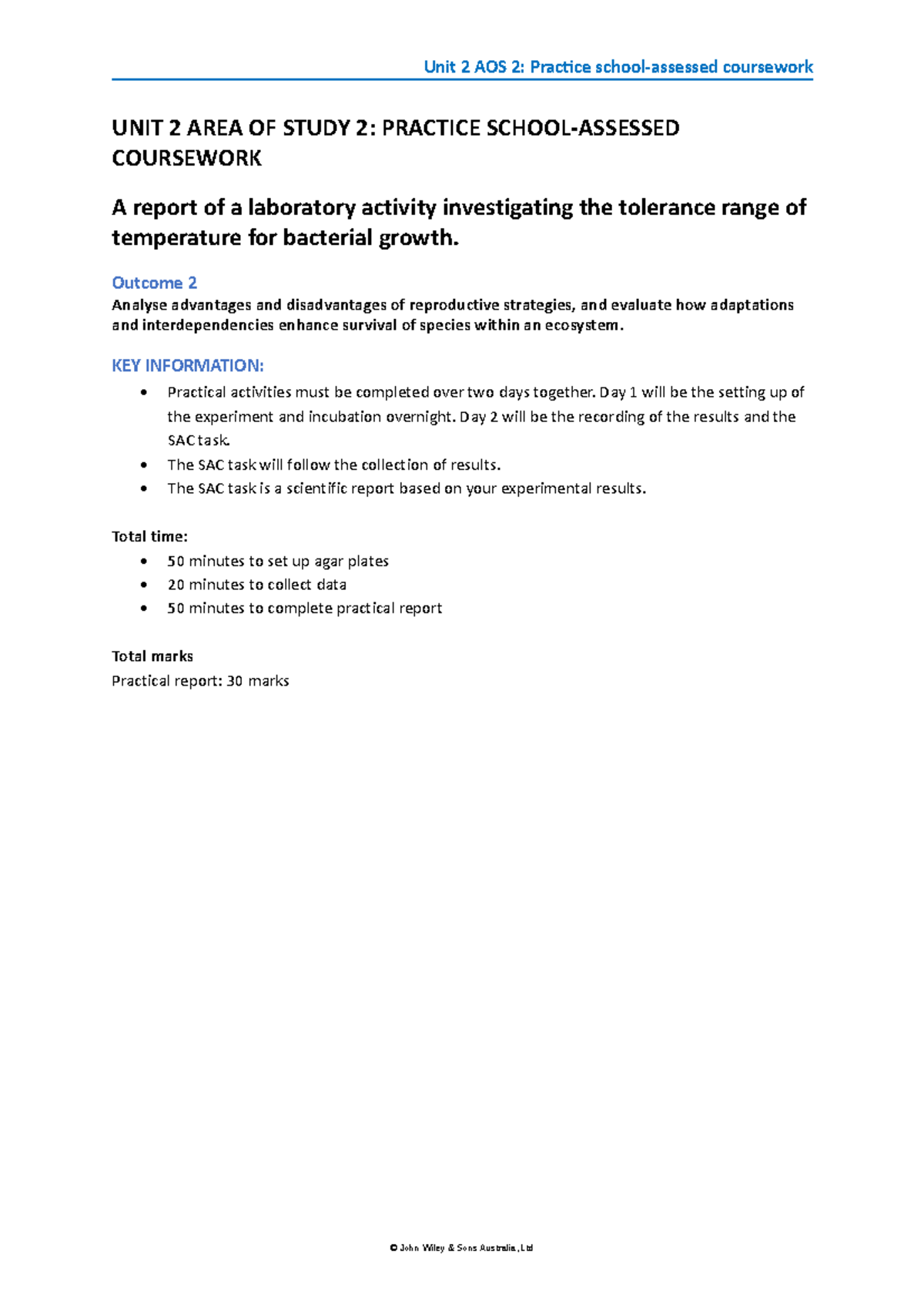 Doc-35101 - practice exam - UNIT 2 AREA OF STUDY 2: PRACTICE SCHOOL ...