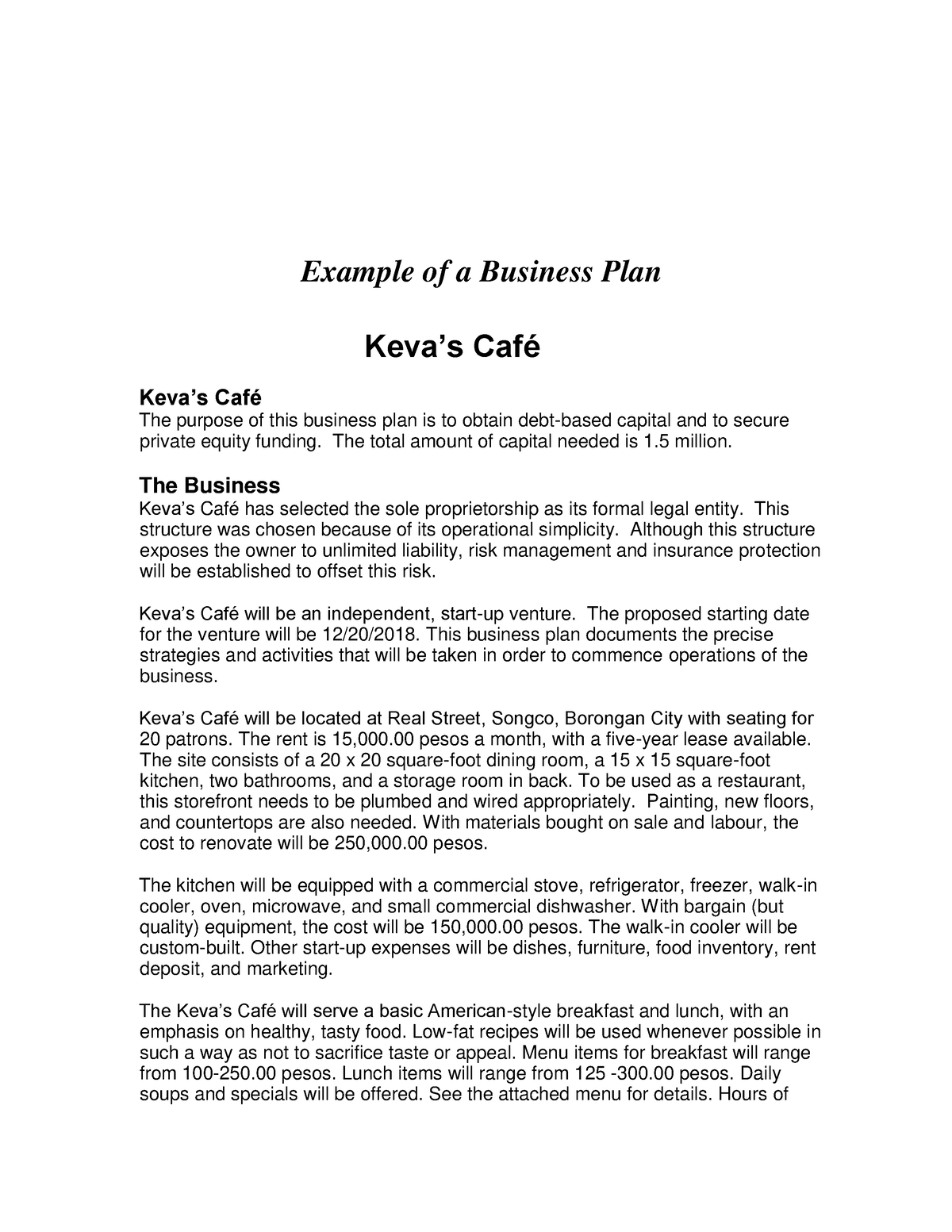 how-to-make-a-business-plan-example-of-a-business-plan-keva-s-caf