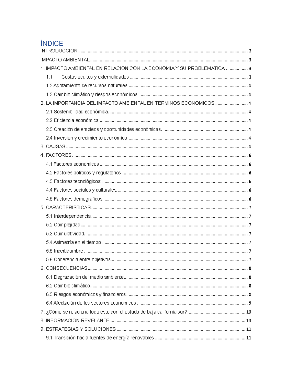 Impacto Ambiental Psicología Índice Introduccion Impacto Ambiental Impacto Ambiental En 5327