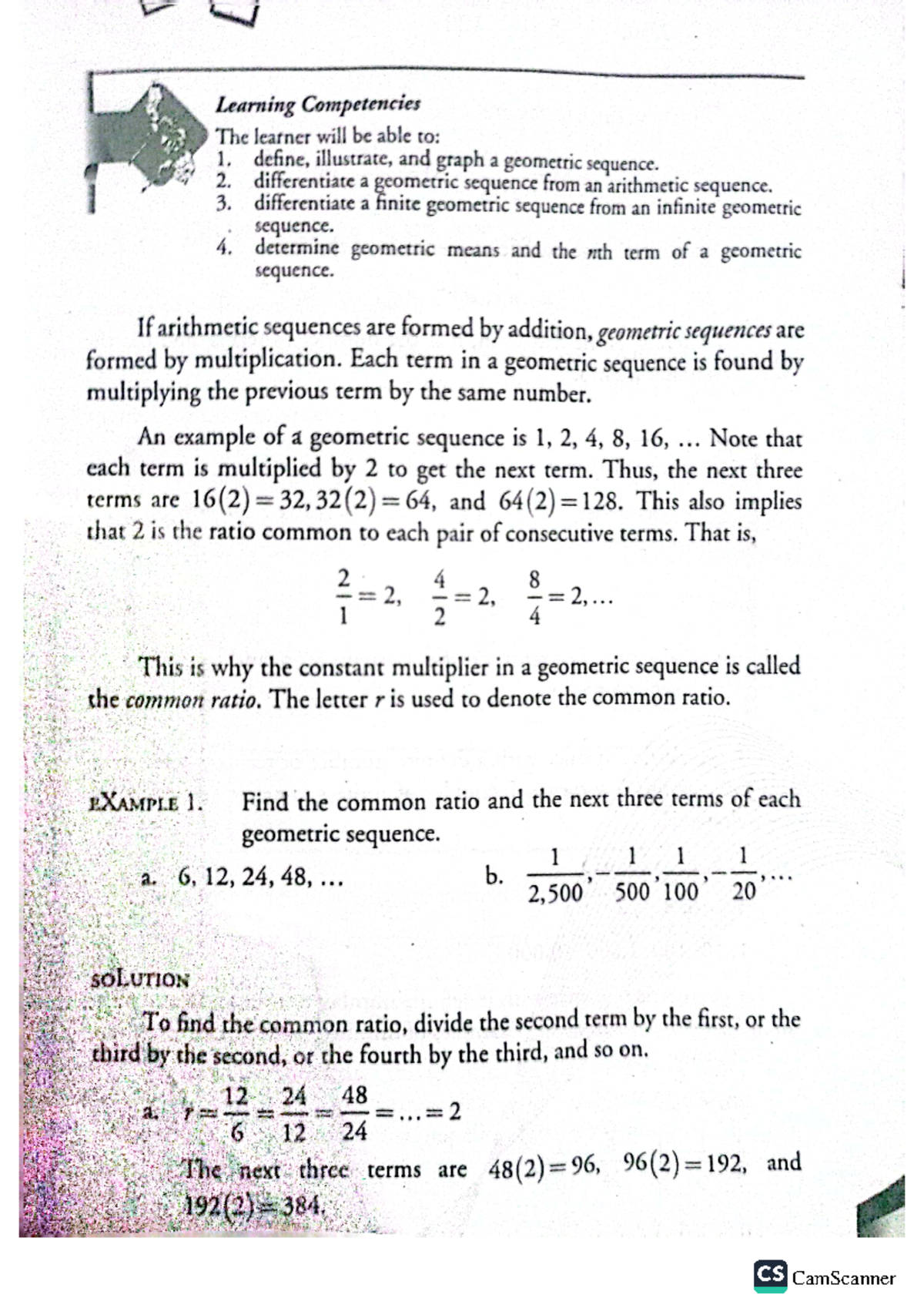Geometric sequence - Module - Civil Engineering - Studocu