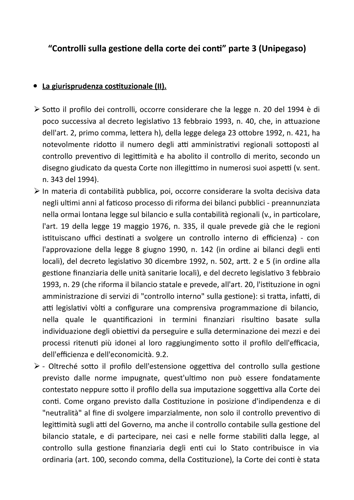 Controlli Sulla Gestione Della Corte Dei Conti Parte 3 - Sotto Il ...