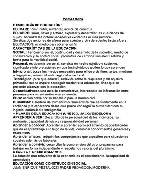 [Solved] Modifica esto las concepciones de pedagoga y de educacin que ...