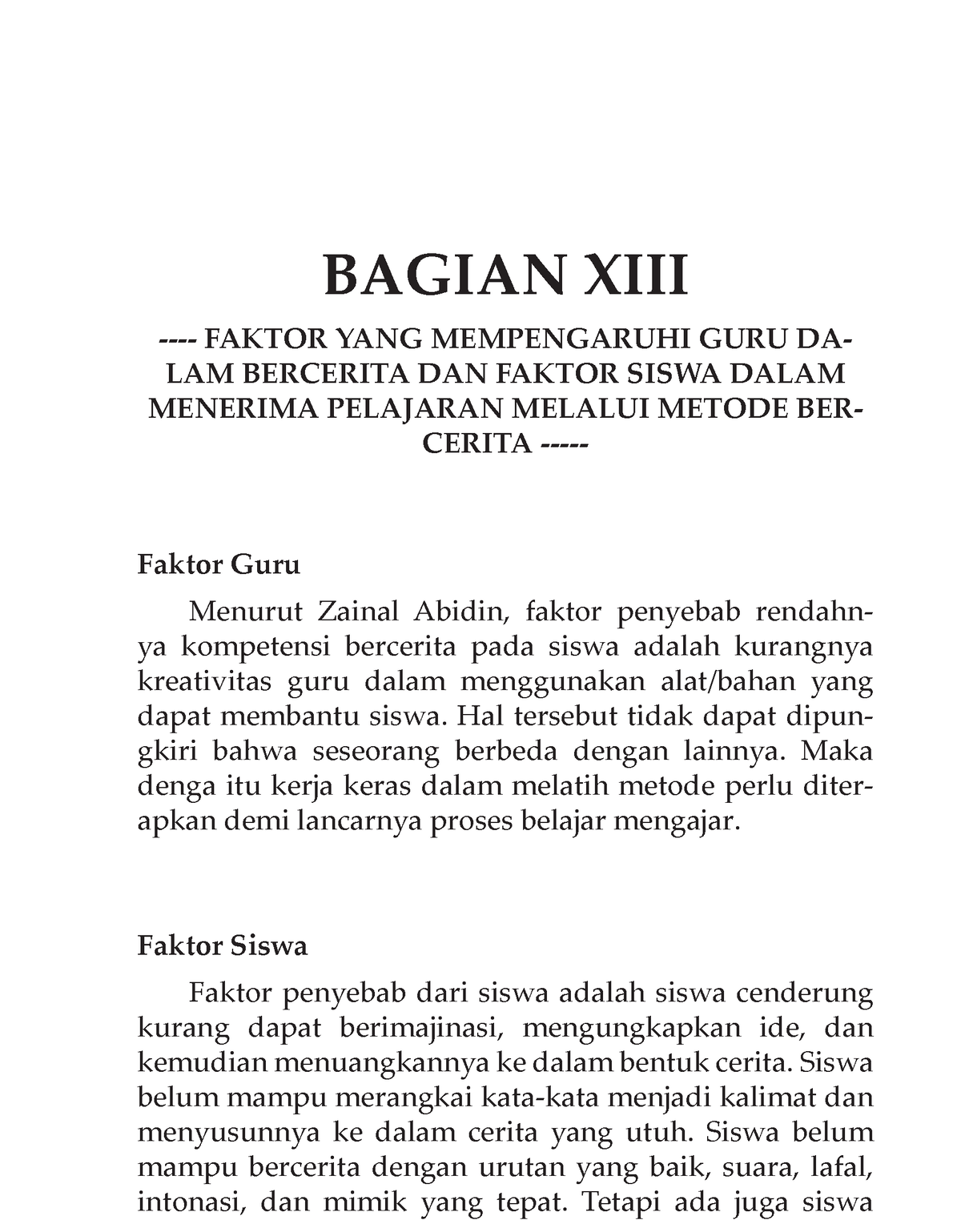 Buku Sejarah Kebudayaan Islam Aslan Bagian Xiii Faktor Yang